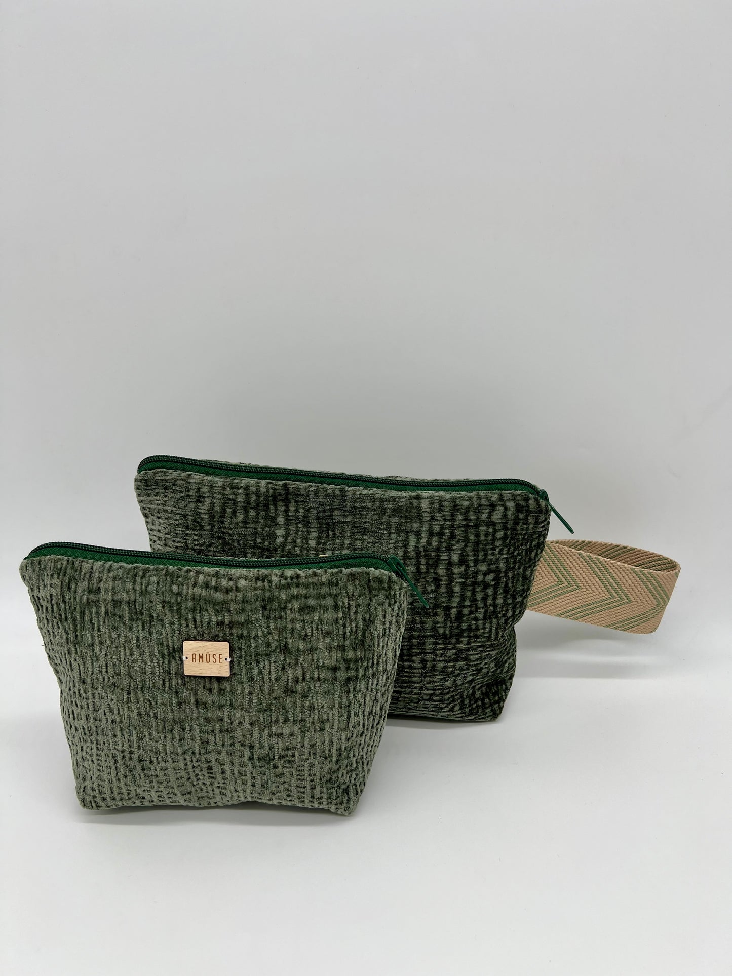 ESTUCHE "Terciopelo verde"